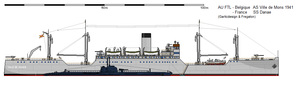 1941 AS - Ville de Mons & SS - Danae FTL